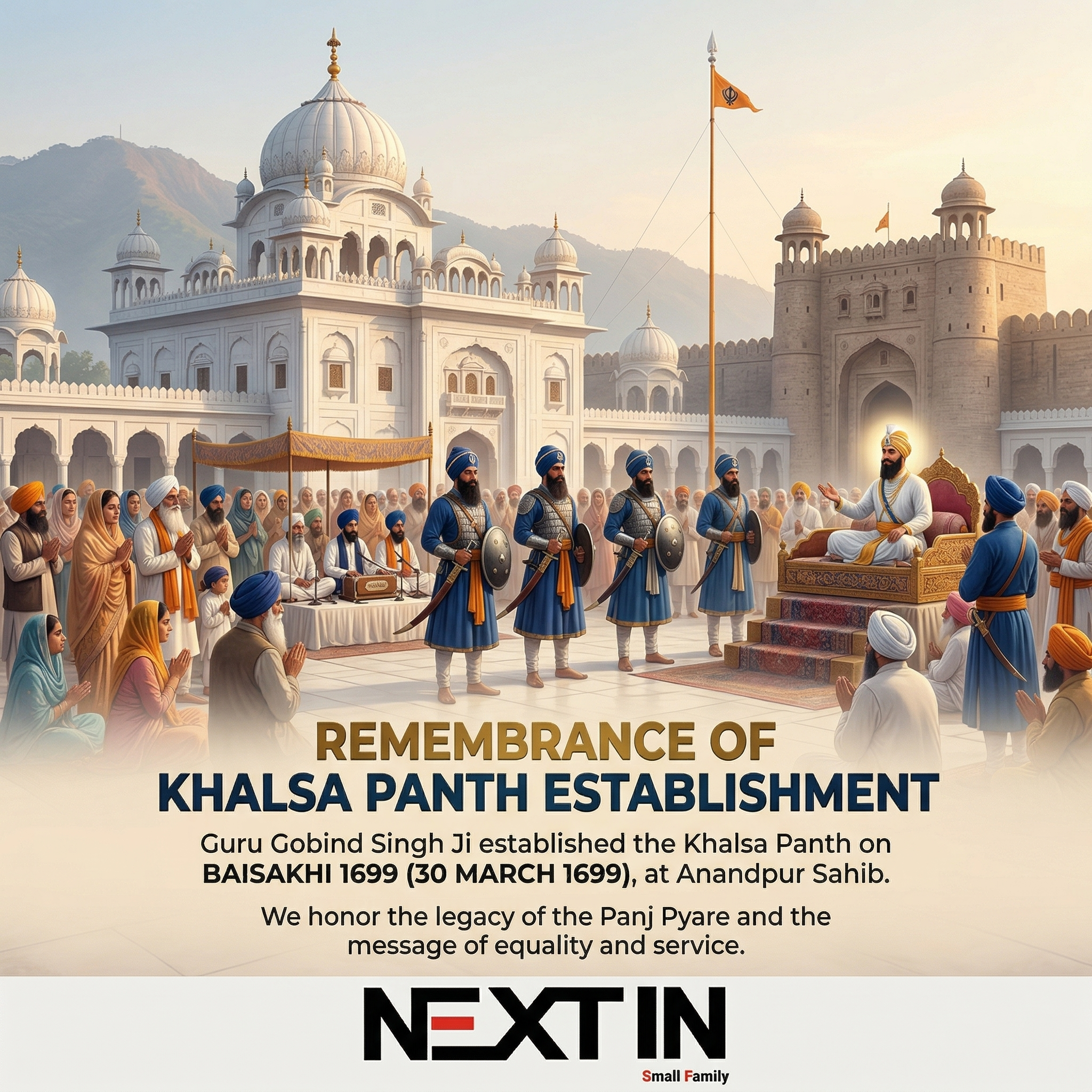 Wishing everyone a day filled with the spirit of Chardi Kala!
