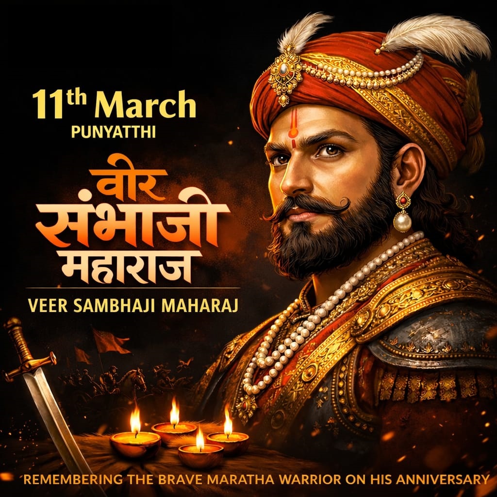 Nextin Logistics pays humble tribute to Veer Sambhaji Maharaj on his martyrdom day.