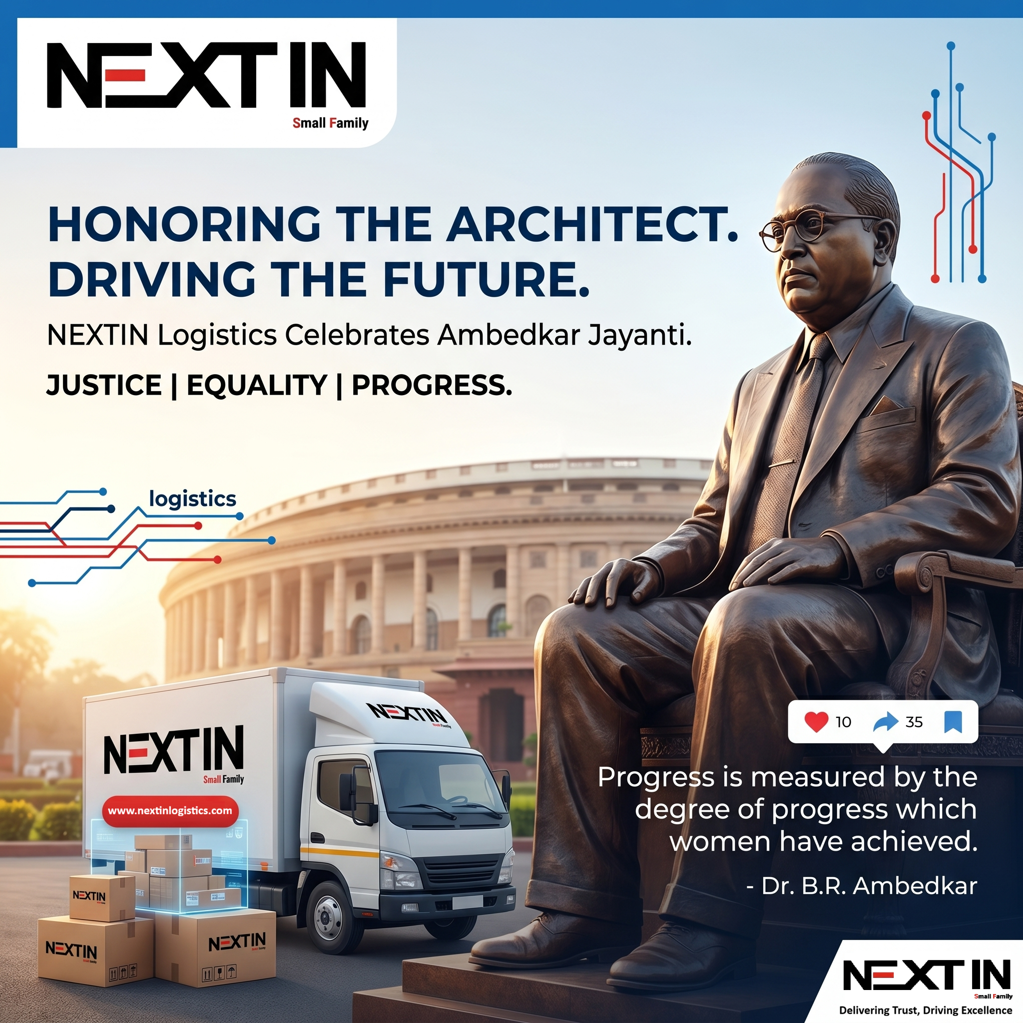 Honoring the Architect of Modern India. 🇮🇳