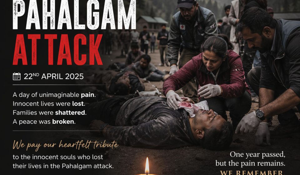 Remembering Pahalgam: A Year of Resilience and Solidarity.