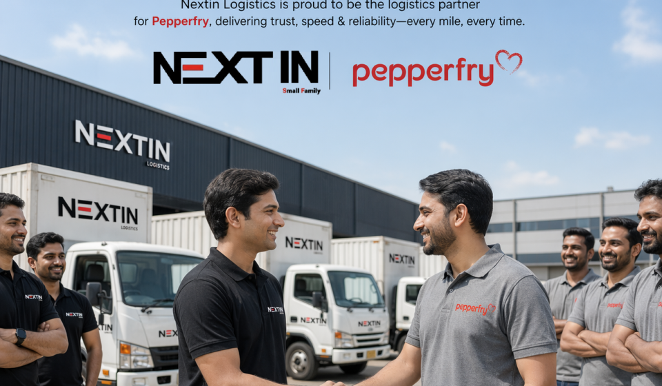 Nextin Logistics & Pepperfry: A New Chapter in Logistics Excellence.