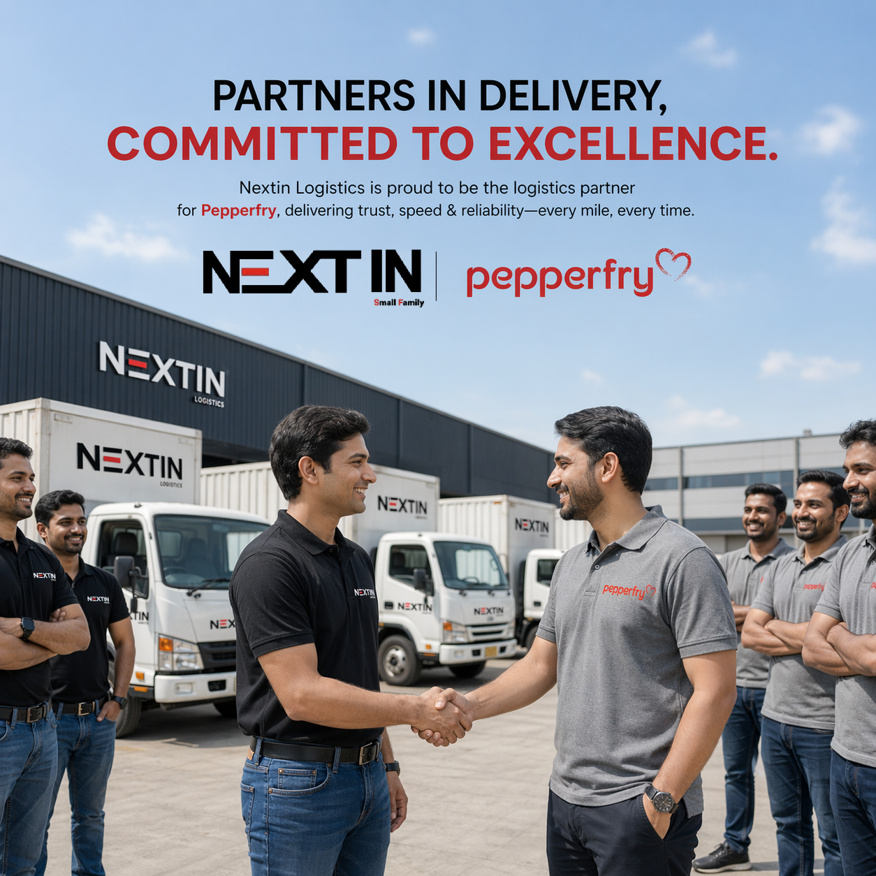 Nextin Logistics & Pepperfry: A New Chapter in Logistics Excellence.