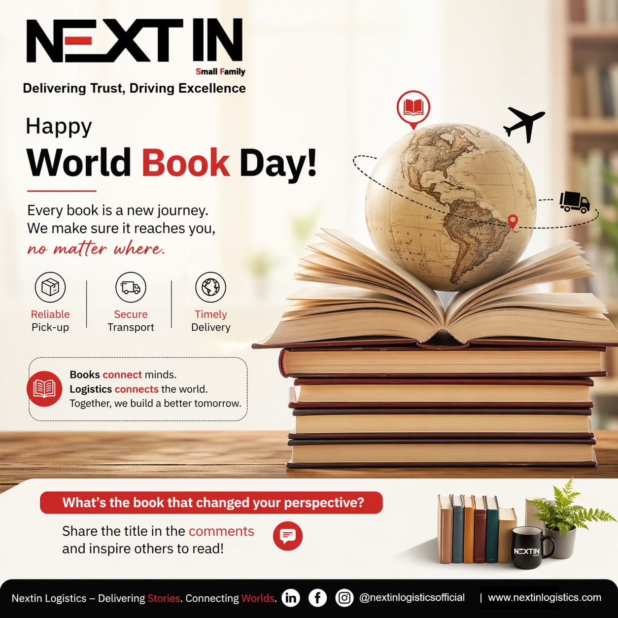 Books inspire ideas, and ideas shape the future. 📚