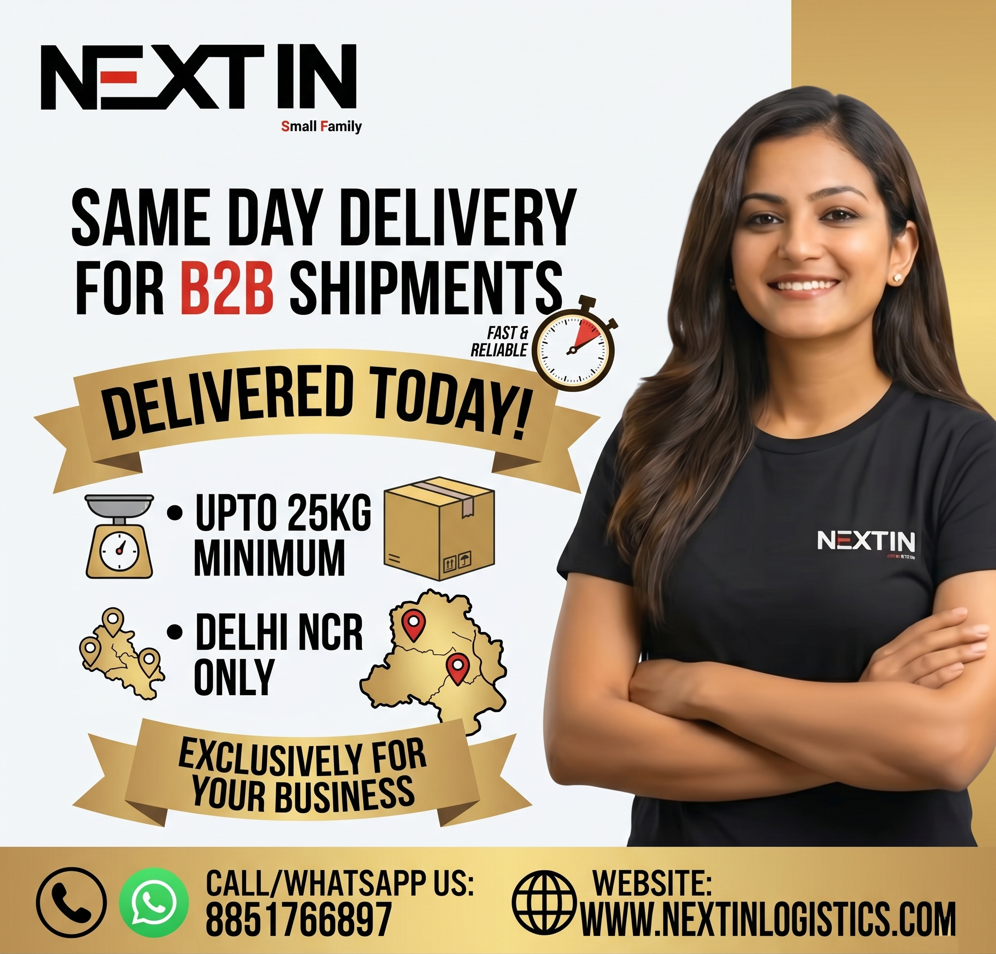 Revolutionizing Local Logistics: Same-Day B2B Delivery in Delhi NCR! 🚀