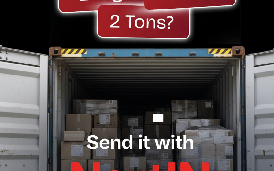 From 20kg to 2 tons and beyond, Send it with Nextin Logistics.