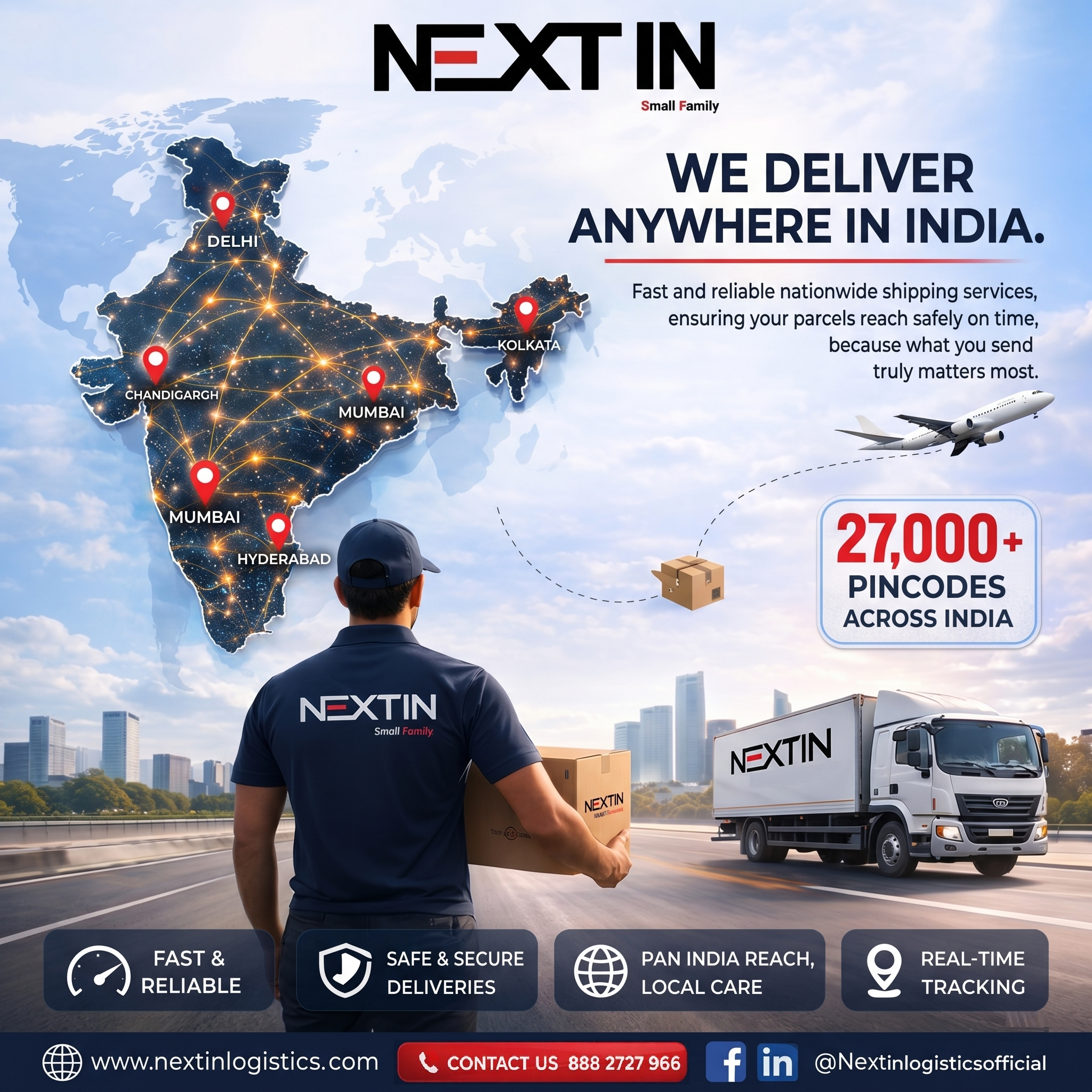 27,000+ Pincodes. One Network. Infinite Possibilities. 🇮🇳📦