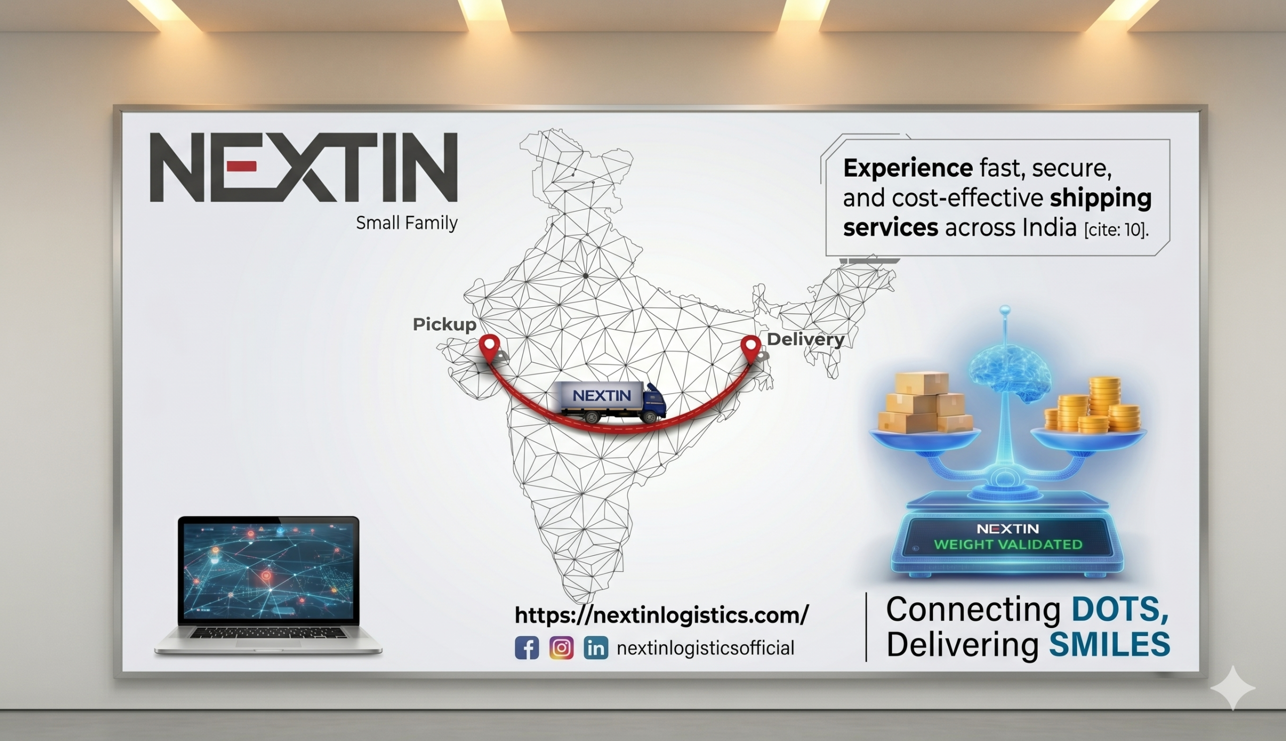 Connecting Dots, Delivering Smiles Across India 🇮🇳 | NextIn Logistics
