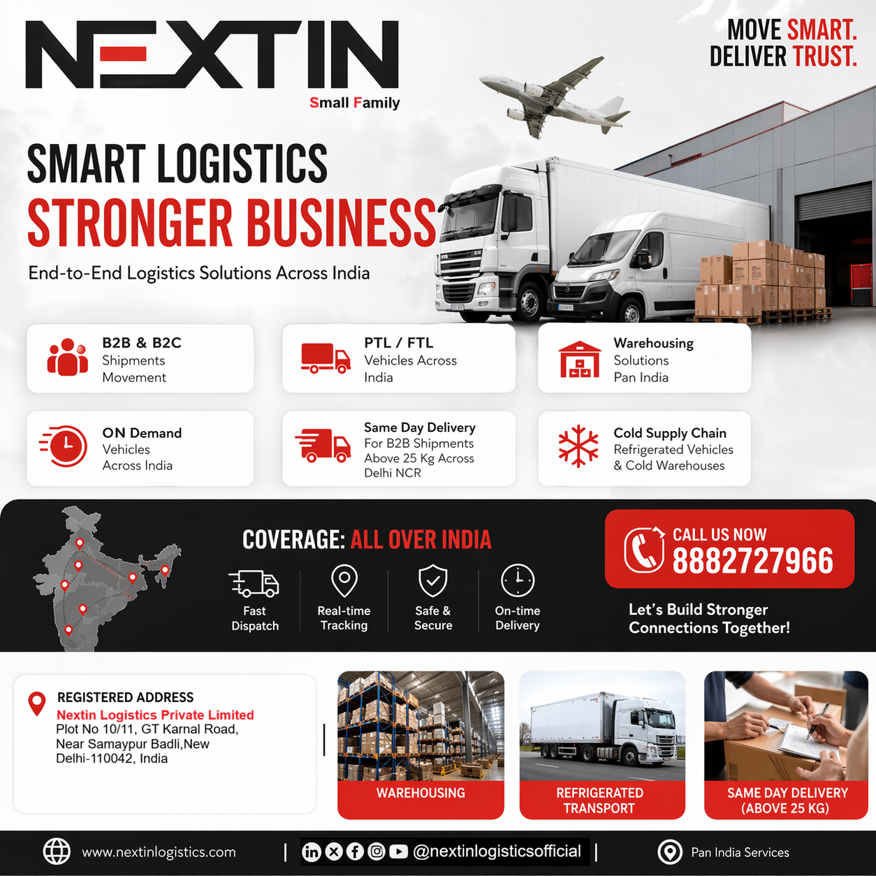Efficient logistics is the backbone of every growing business.