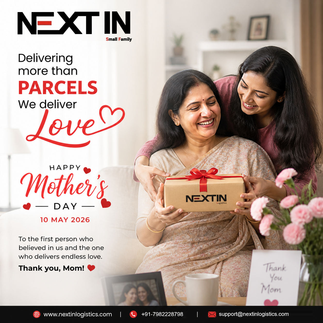 Delivering Endless Love this Mother’s Day | Nextin Logistics