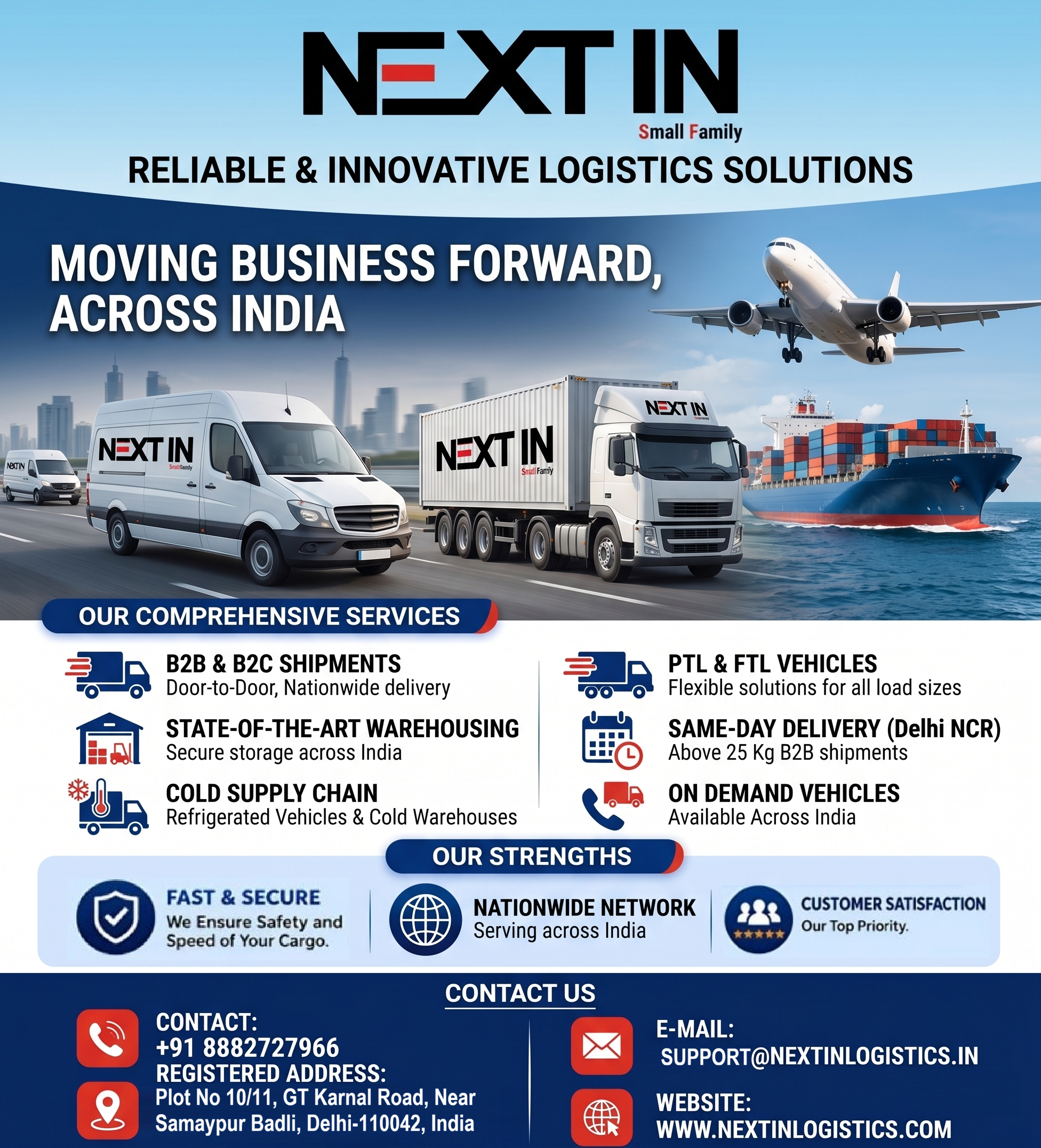 Reliable. Innovative. Nationwide.