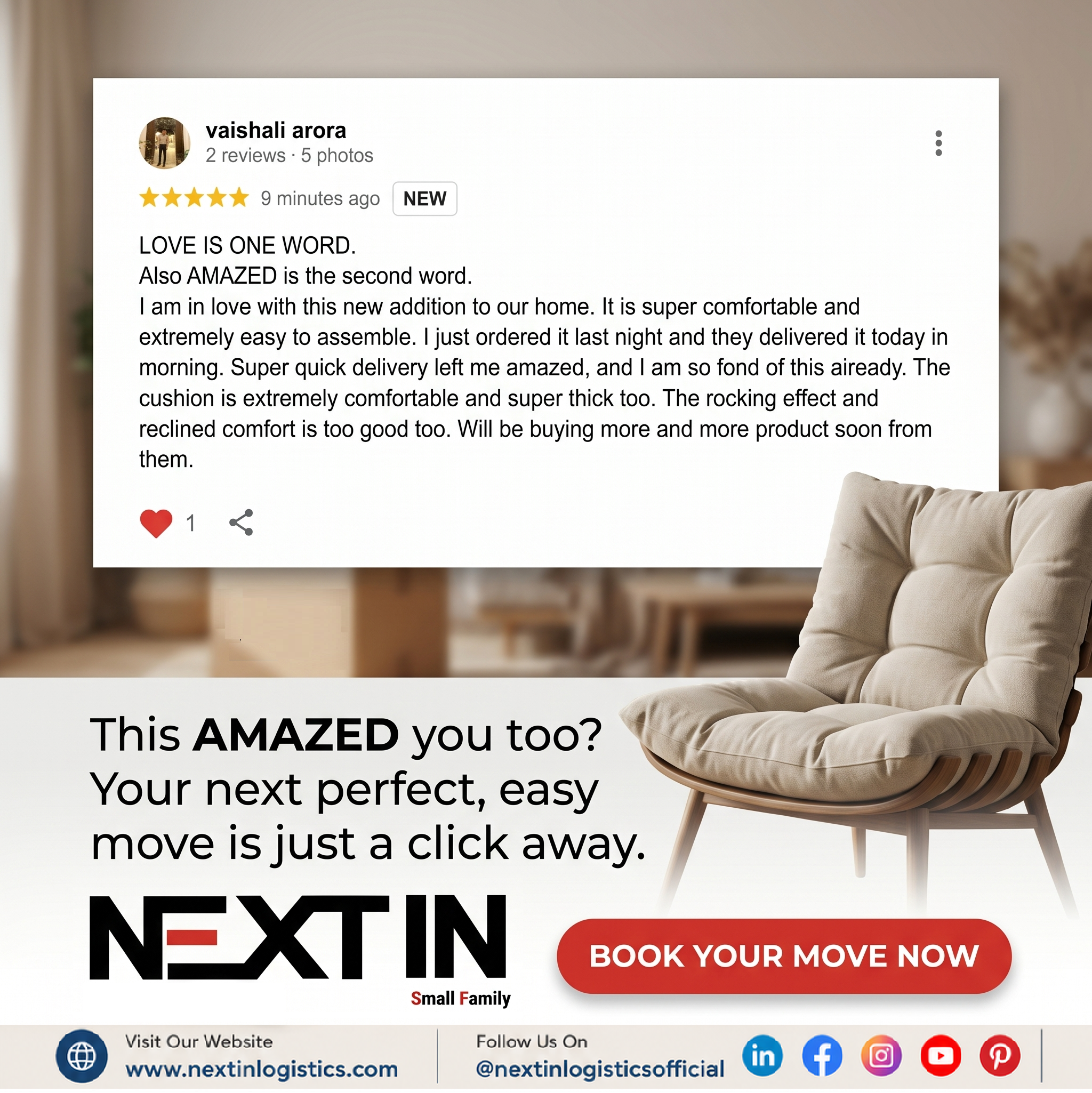 Customer feedback is the strongest reflection of service quality.