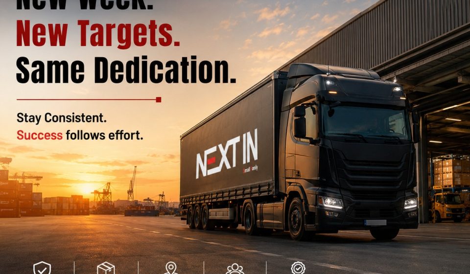 New week. New targets. Same dedication. 🔥🚛