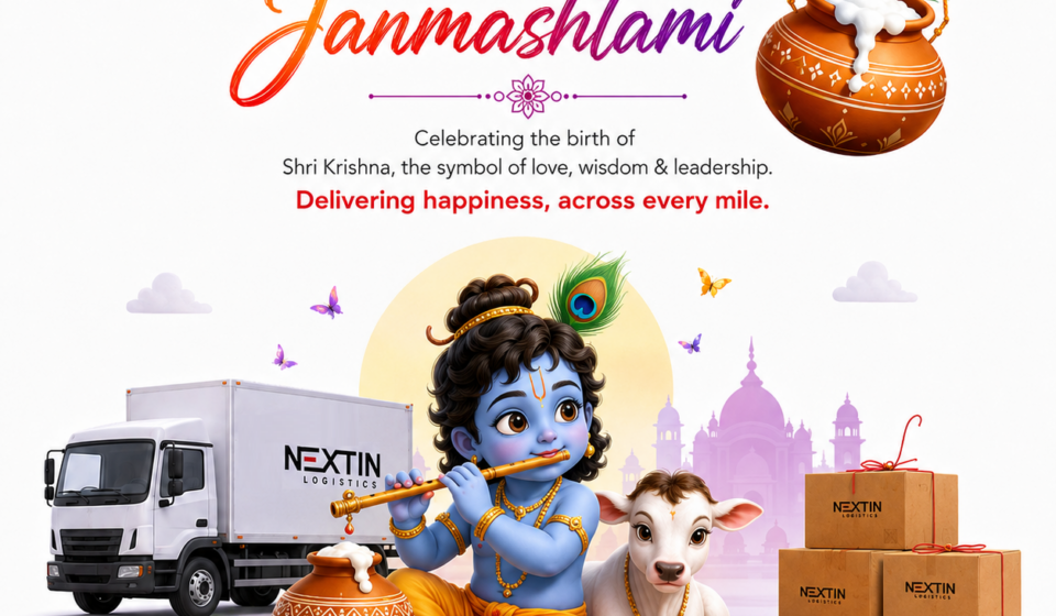 Happy Janmashtami: Celebrating Wisdom, Love & Leadership with Nextin Logistics